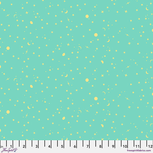Remnant || True Colors - Tula Pink - Space Sprinkles - Seaglass