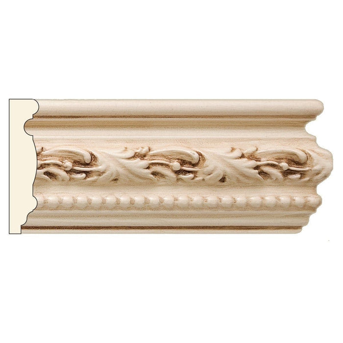Running Leaf and Bead repeats 2 1/2, 3'' x 3/4'', Resin Panel Mouldings White River Hardwoods