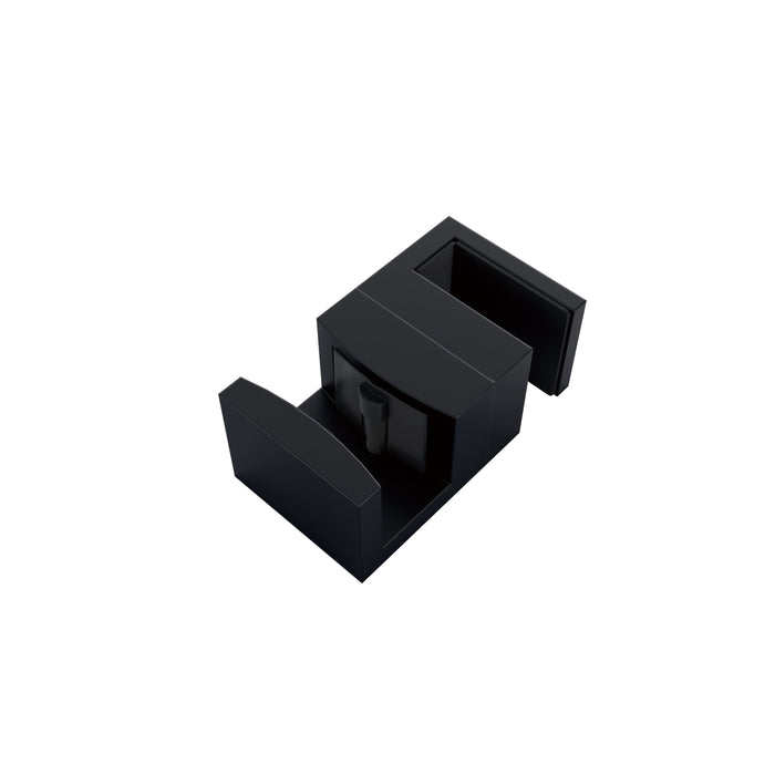 SD05-4 Frameless Single Sliding Shower Door Hardware Kits With Slim Square Rails & Four Rollers