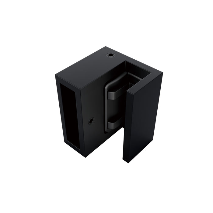SD05-4 Frameless Single Sliding Shower Door Hardware Kits With Slim Square Rails & Four Rollers