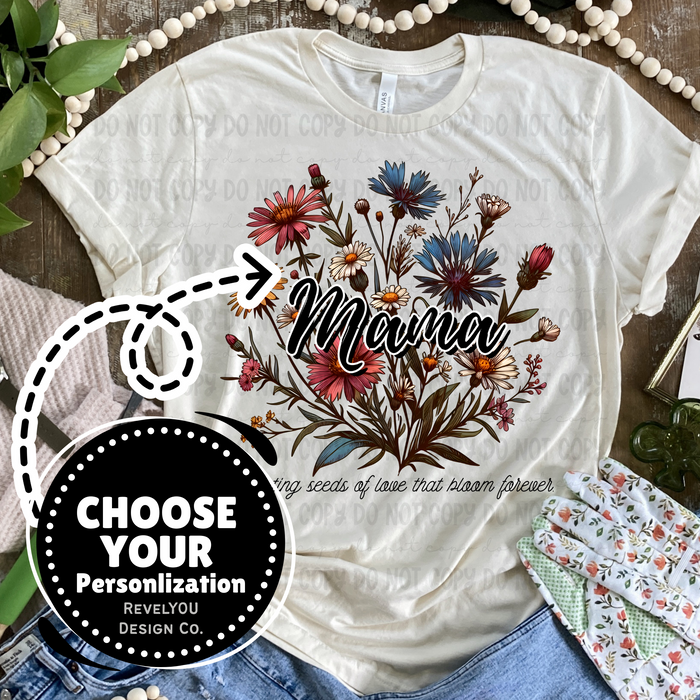 Seeds Of Love That Grow Forever - Customize Yours - PNG