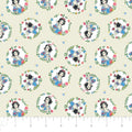 Single Layer Cotton Blanket - Snow White Wreaths Cream Cotton