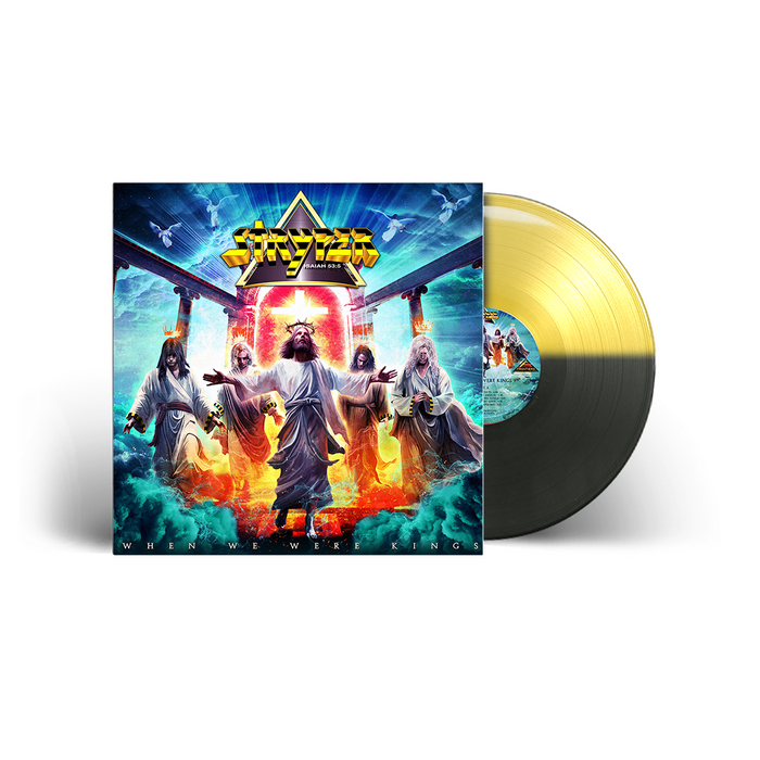 Stryper "When We Were Kings" Black Yellow Split 12"