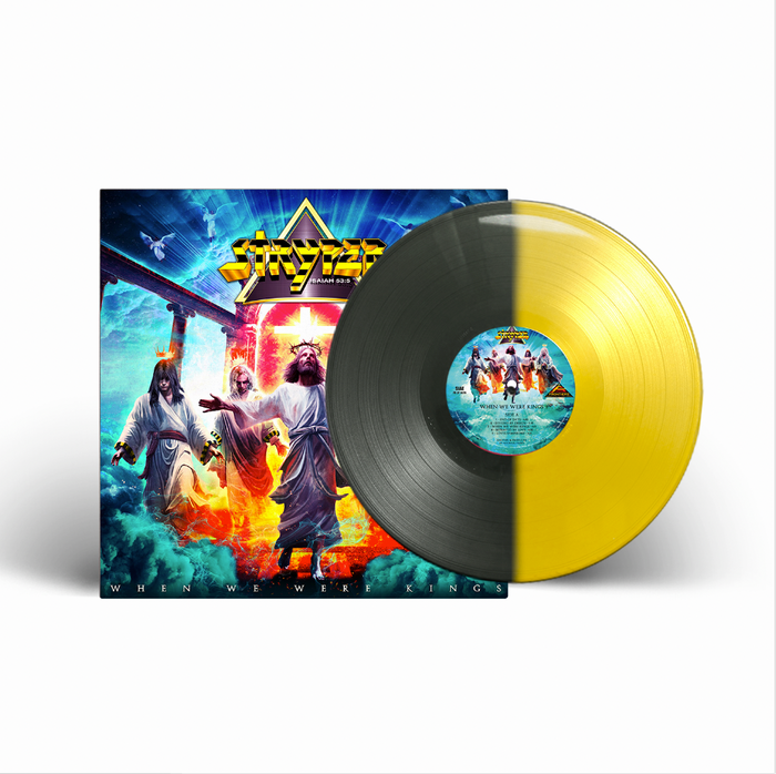 Stryper "When We Were Kings" Black Yellow Split 12"