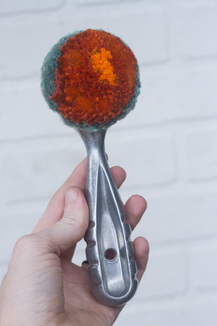 Sundae Collection | Vintage Chunky Ribbed Ice Cream Scoop, Hanging | 02