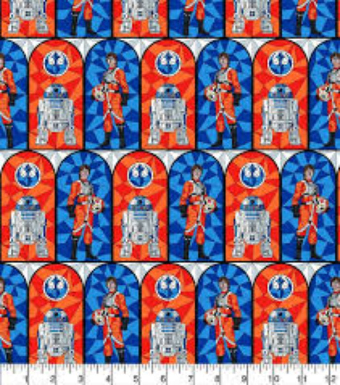 Table Runners & Placemats - Star Wars Stained Glass Rebellion Cotton