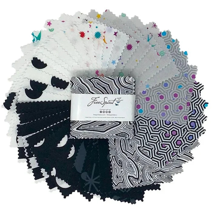 True Colors - Graphite - 2.5 in squares - 42pcs