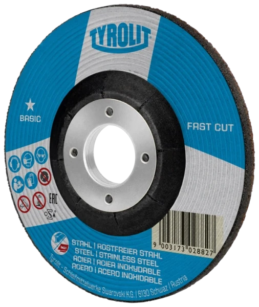 Tyrolit BASIC Fastcut Rough Grinding Wheel - 125 x 6.0 x 22.23