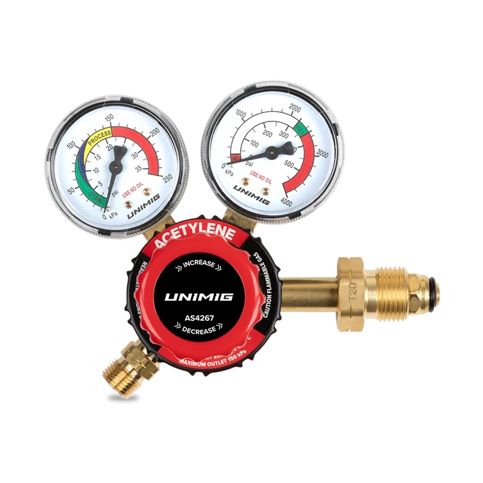 UNIMIG Regulator Acetylene (Side/Vertical)