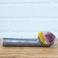 Vintage Chunky Handle Ice Cream Scoop | Mauve + Mustard, White Bottom