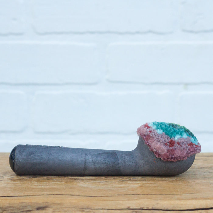 Vintage Chunky Handle Ice Cream Scoop | Pink Rainbow with Black Bottom