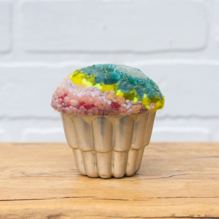 Vintage Jell-O Mold Puff | Neon + Pink
