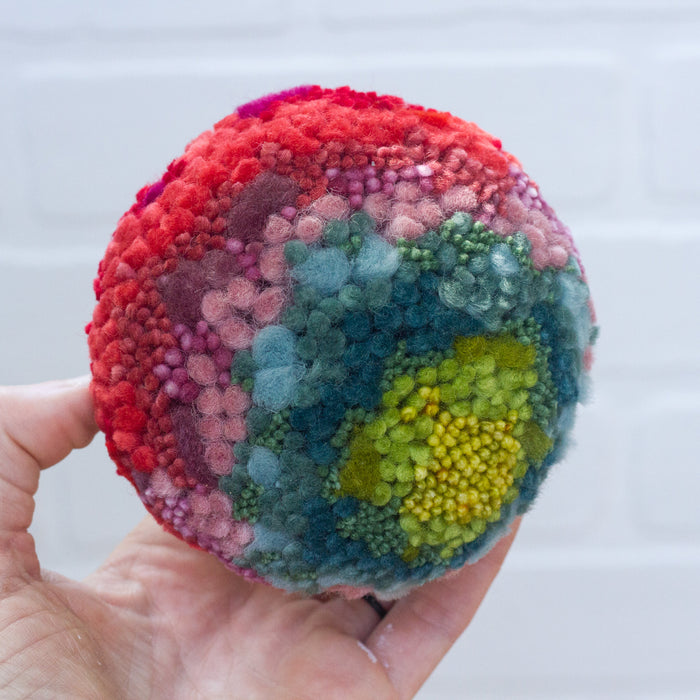 Vintage Jell-O Mold Puff Sculpture: Rainbow