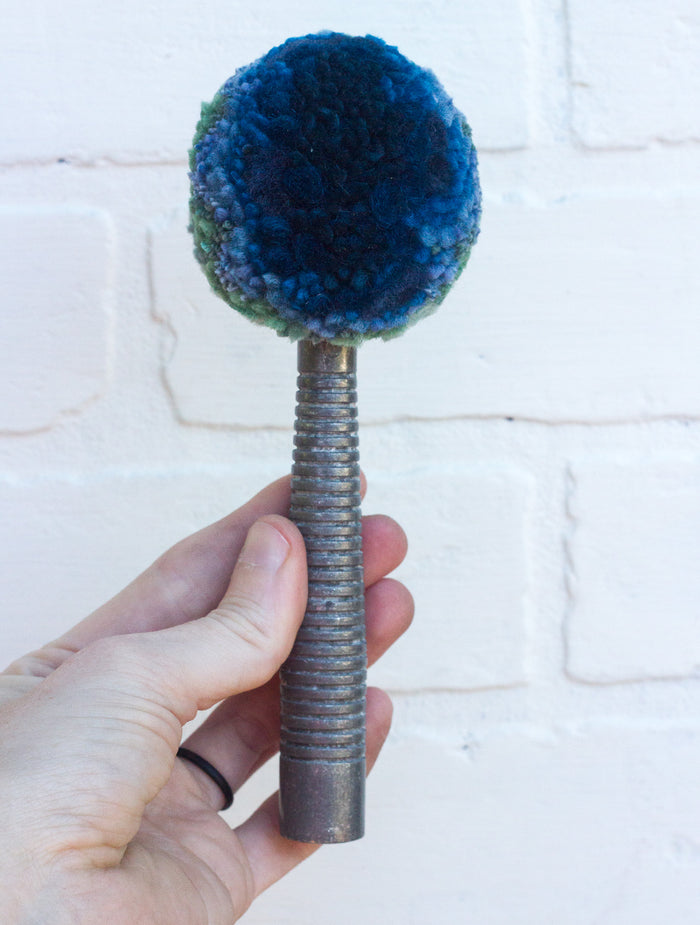 Vintage Striped Ice Cream Scoop | Blue + Seafoam