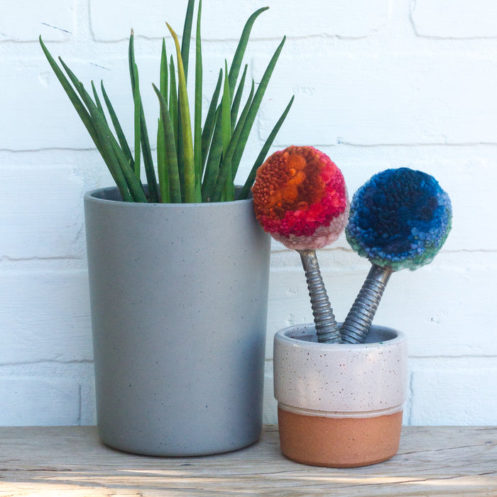 Vintage Striped Ice Cream Scoop | Blue + Seafoam
