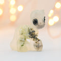 White Ammobium & Lavender GumiPoni